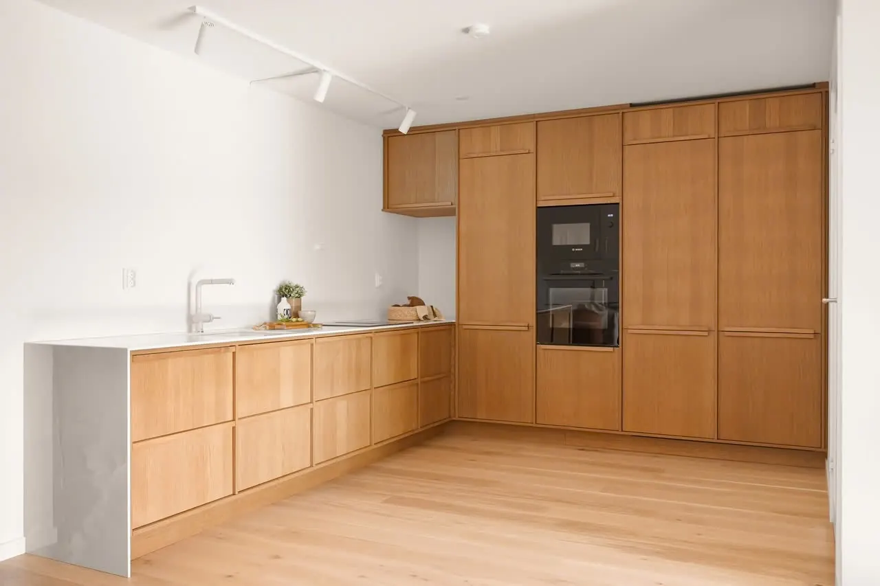 Kjøkken etter renovering