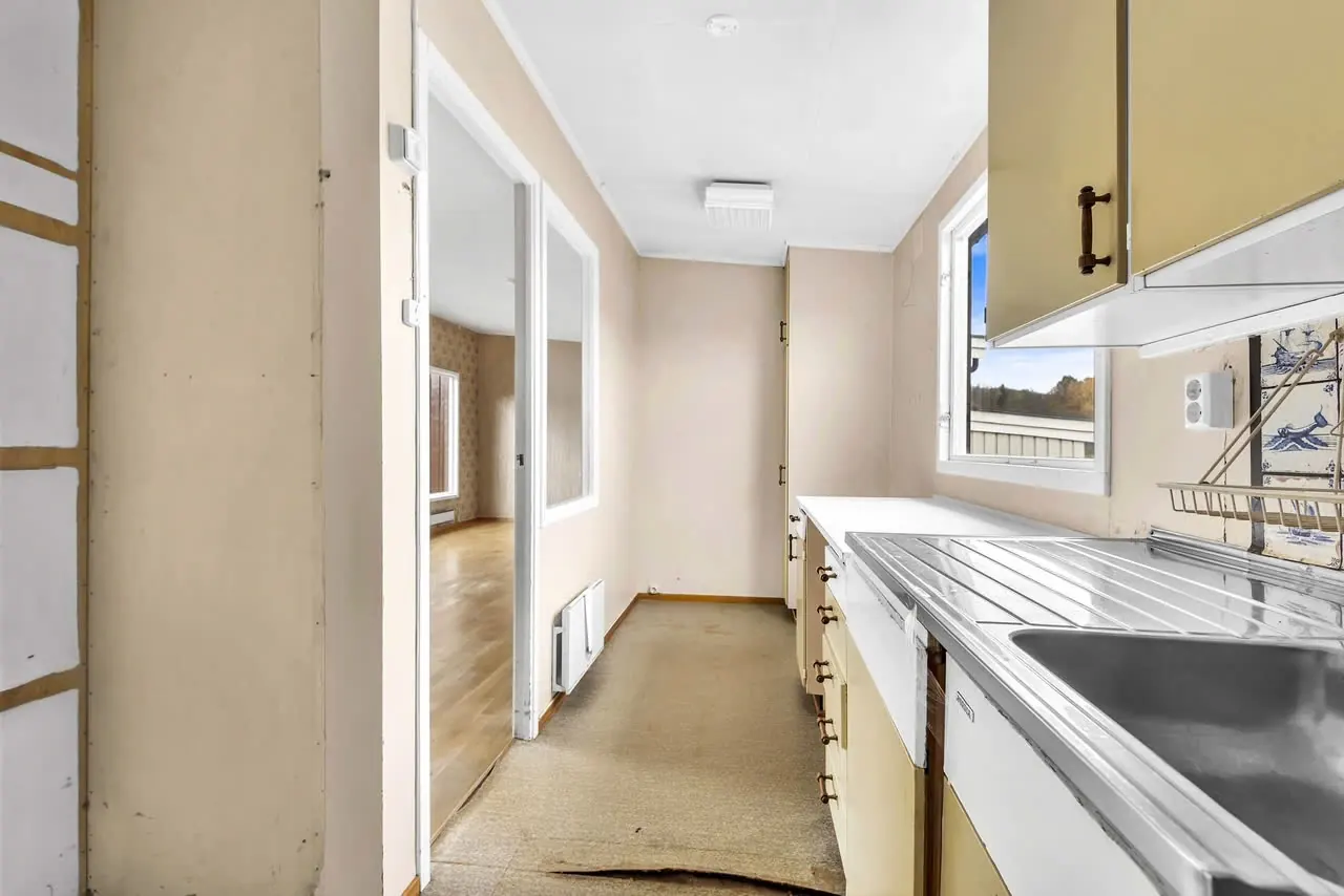 Kjøkken før renovering, Teglverksveien 13b